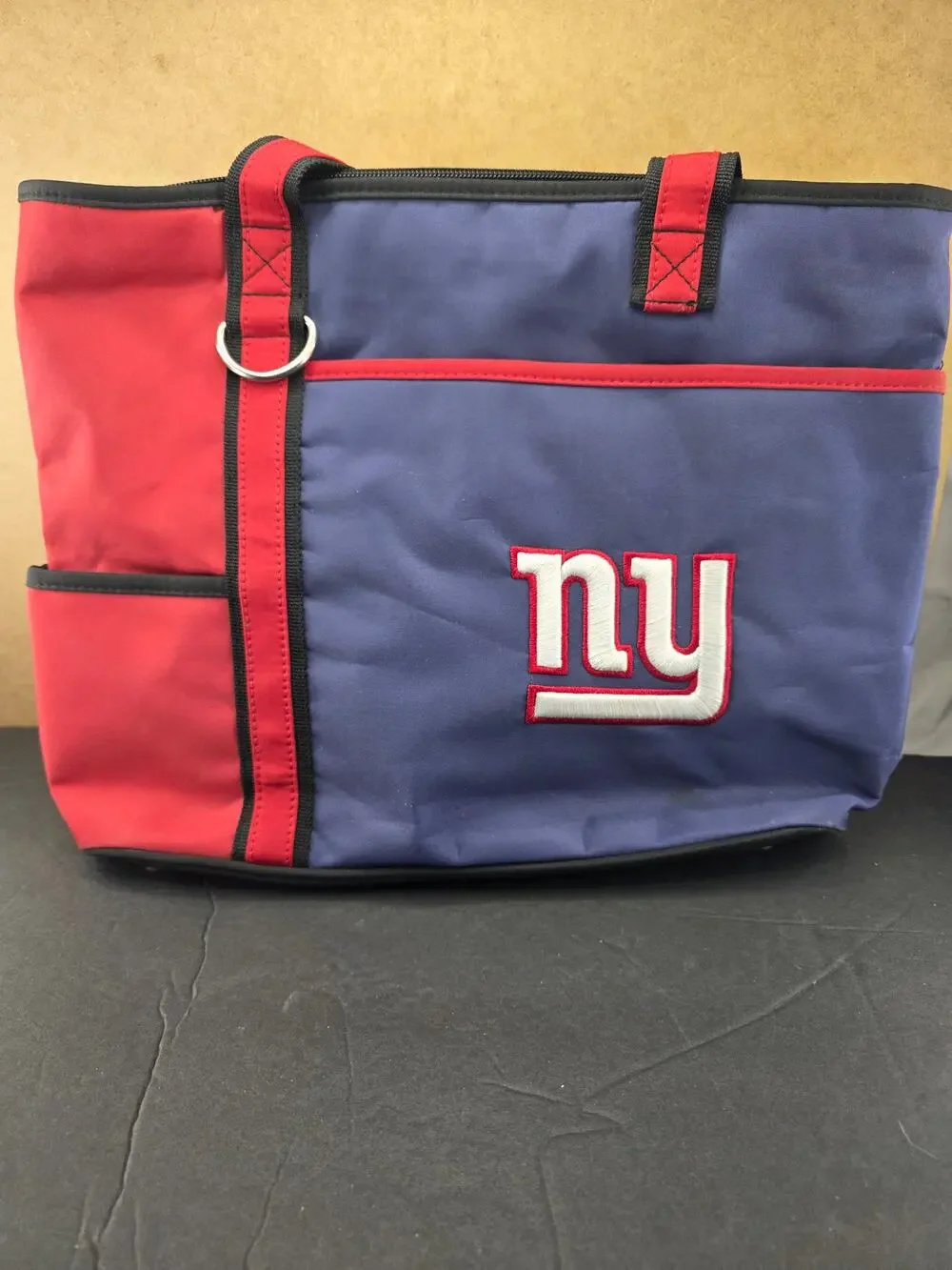 Charm14 New York Giants canvas carryall tote bag